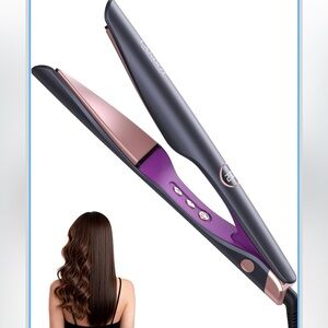 LANDOT 2-in-1 Straightener & Curling Iron
